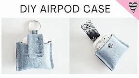 How to sew an Airpod case / DIY Airpod sleeve tutorial