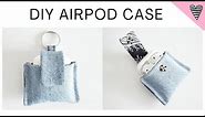 How to sew an Airpod case / DIY Airpod sleeve tutorial
