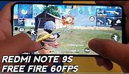 REDMI NOTE 9S FREE FIRE 60FPS SNAPDRAGON 720G