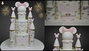 Disney Minnie Mouse Castle Cake Tutorial!