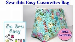 Sew an easy cosmetics bag