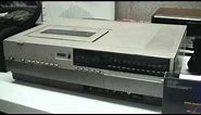 1982 Magnavox (Rebadged Panasonic) VHS Top Loader and 1970 Sony KV-1212 Trinitron TV