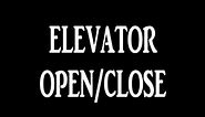 Elevator Door Open/Close Sound Effect
