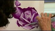 Painting Roses in Oil with a Palette Knife in 3 Easy Steps