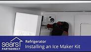 How to Install a Refrigerator Ice Maker Kit