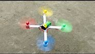 How to build a quadcopter drone / How to build a powerful mini drone made of DC motors at home