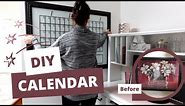 DIY Dry Erase Calendar | How to make a dry erase calendar from an old picture using your Cricut