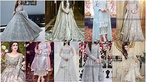 MOST TRENDING & BEST FANCY SILVER DRESSES 2023-24 || WEDDING DRESSES || WALIMA BRIDE DRESSES ||DRESS