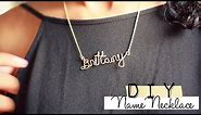 ♡♡How to: Wire Name Necklace♡♡