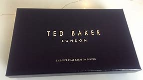 Ted Baker Leather Wallet and Card Holder Box Set Unboxing