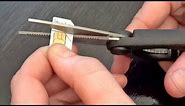 How to cut your SIM card (Micro SIM, Nano SIM - iPhone 5)