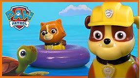 PAW Patrol Animal Rescues 🐶 | PAW Patrol Compilation | Toy Pretend Play for Kids