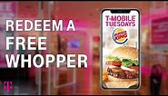 How To Redeem a FREE Item at Burger King | T-Mobile Tuesdays