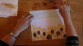 How to Draw a Field of Sunflowers with Chalk Pastels