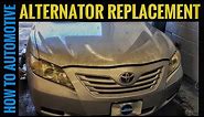 How to Replace an Alternator on a 2007 Toyota Camry with 2.4 L Engine