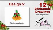 Christmas Bells Vector Art Design On Adobe Illustrator