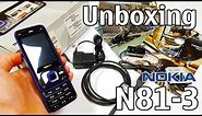 Nokia N81-3 Blue Unboxing 4K with all original accessories Nseries RM-223 review