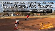 Hitting with the Louisville Slugger Solo Junior Big Barrel | -10 USSSA Baseball Bat Review