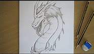 How to Draw a Dragon | Majestic & Realistic Dragon Drawing Tutorial | Learn to Draw