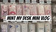 Mint my Desk mini vlog - #Shorts