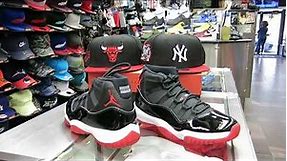 Nike Air Jordan Retro 11 - BRED 11's - at Street Gear, Hempstead NY