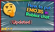 How to put emojis in Roblox chat on PC