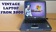 Old laptop HP Omnibook XE3 Windows XP working!!