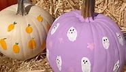THUMBPRINT PUMPKIN DECORATING HACK cutest and easiest way to decorate pumpkins | At Home With Shannon
