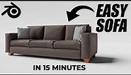 Blender sofa - Create a Realistic Sofa in Blender in 15 minutes