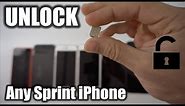 How To Unlock Any iPhone From Sprint