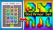THE *GODLY* ARMOR TO MAXIMIZE HOW RICH I CAN GET! | Minecraft Skyblock | OpLegends