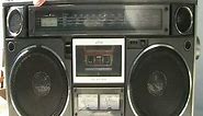 Sanyo M9994K Boombox Line in CD Cassette Sanyo M 9994 9994K M-9994