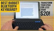 Best budget Bluetooth keyboard for iPad | Arteck HB220B review | Most useful iPad accessory for $20?