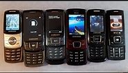 My Samsung SGH slider phones collection