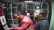 Security footage of attempted liquor store robbery