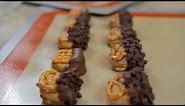 How to Make Chocolate Covered Peanut Butter Pretzels - Let's Cook with ModernMom