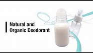 How to make natural and organic deodorant