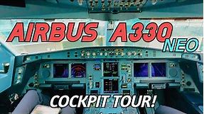 AIRBUS A330 TOUR and Cockpit VISIT | A330 NEO!