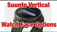 Suunto Vertical Watch Face Options Review - Only 9, and Only 1 New? Options and Settings