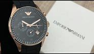 Emporio Armani Rose Gold Chronograph Men’s Watch AR5905 (Unboxing) @UnboxWatches