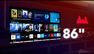 A GIGANTE DE 86 POLEGADAS | TV 4K LG UP8050 | Review Completo