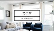 DIY Custom Curtain Rod - Steel Pipe - 15 FEET LONG