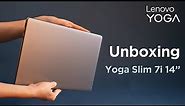Unboxing the new Lenovo Yoga Slim 7i 14" (2024): Slimness Redefined