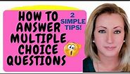 How To Answer Multiple Choice Questions | Strategies for Finding the Correct Answer Part 2
