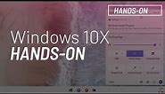 Windows 10X: interface and features in-depth demo