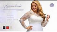 8 Elegant Plus Size White Lace Dresses // Amazon Fashion 2017