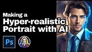 Making a Hyper-realistic Portrait with AI - Photoshop Generative Fill and Leonardo.ai