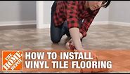 How to Install Peel-and-Stick Vinyl Tile Flooring | The Home Depot