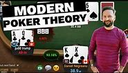 How to Use MODERN POKER THEORY - $25,000 Buy-in Super High Roller!