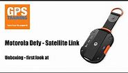 Motorola Defy - Satellite Link - Unboxing and first look